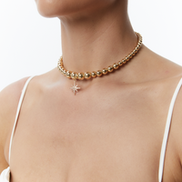 New York Star Choker in Gold