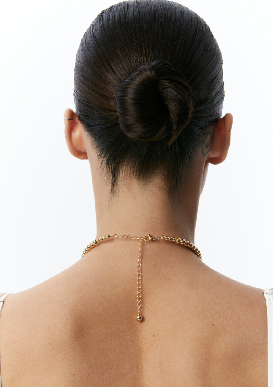 New York Star Choker in Gold
