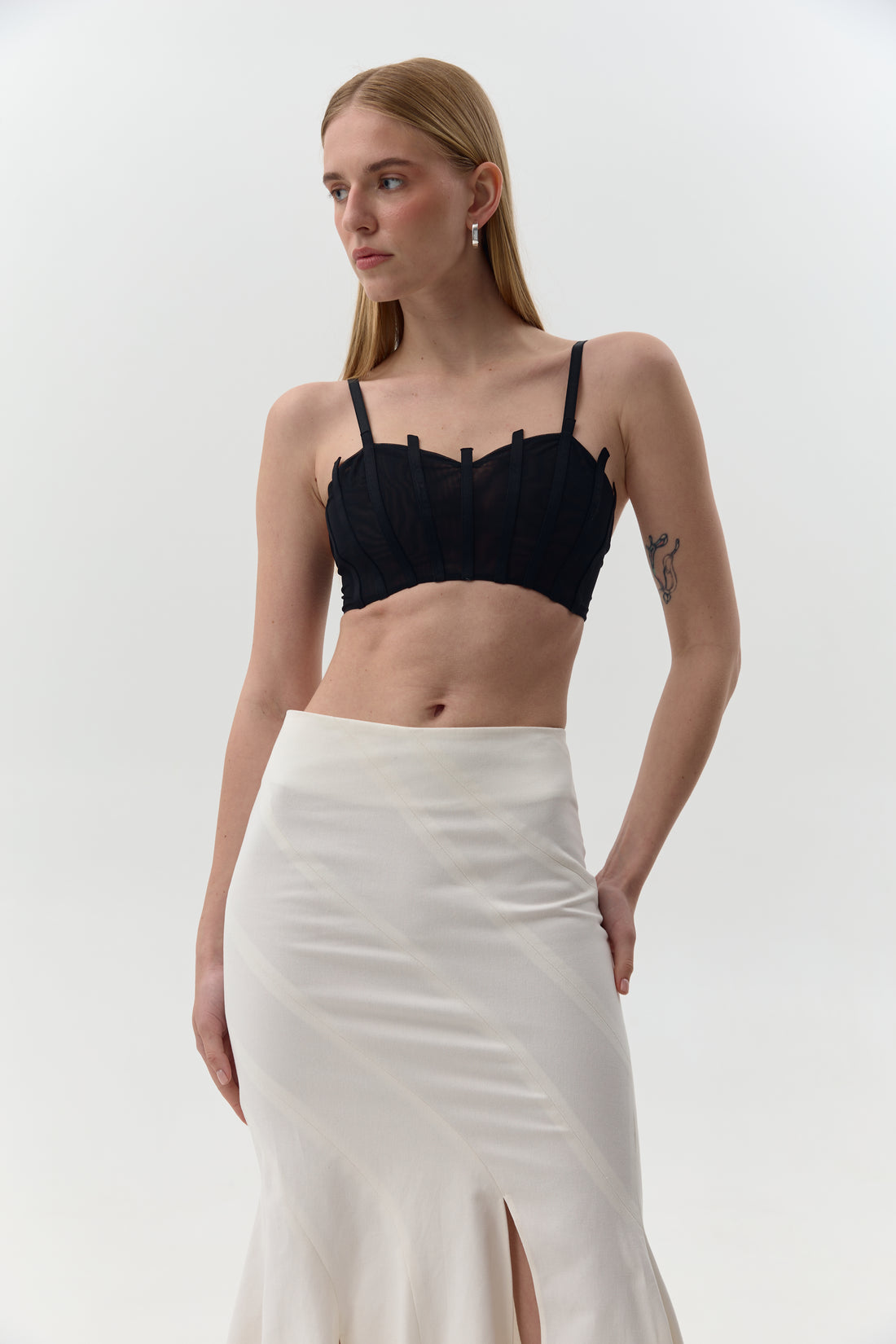 Corset Top with lines