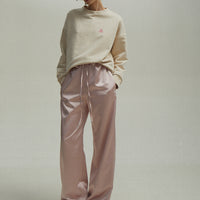 Satin Trousers in pink