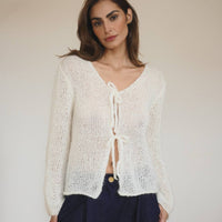 Cloud Cardigan in white