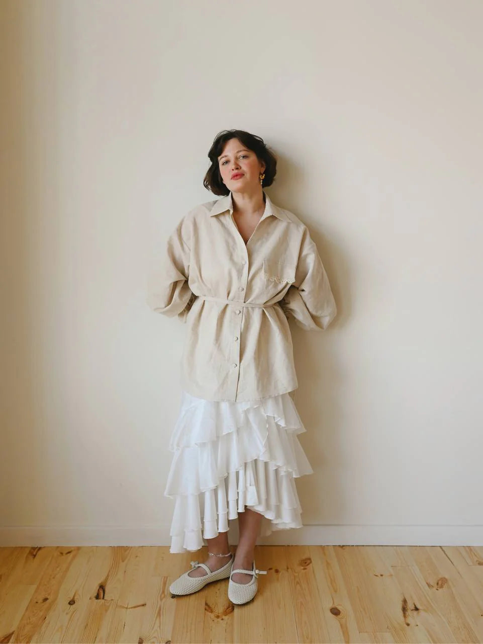 Waves Skirt with ruffles