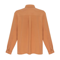 Khvylia Embroidered Shirt in sandy