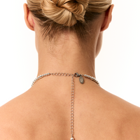 Morning Star Body Chain in silver