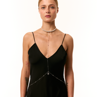 Morning Star Body Chain in silver