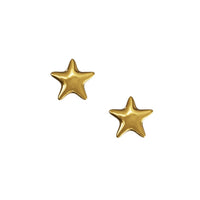 Star Earrings in gold