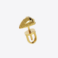 Earrings Strawberry in gold