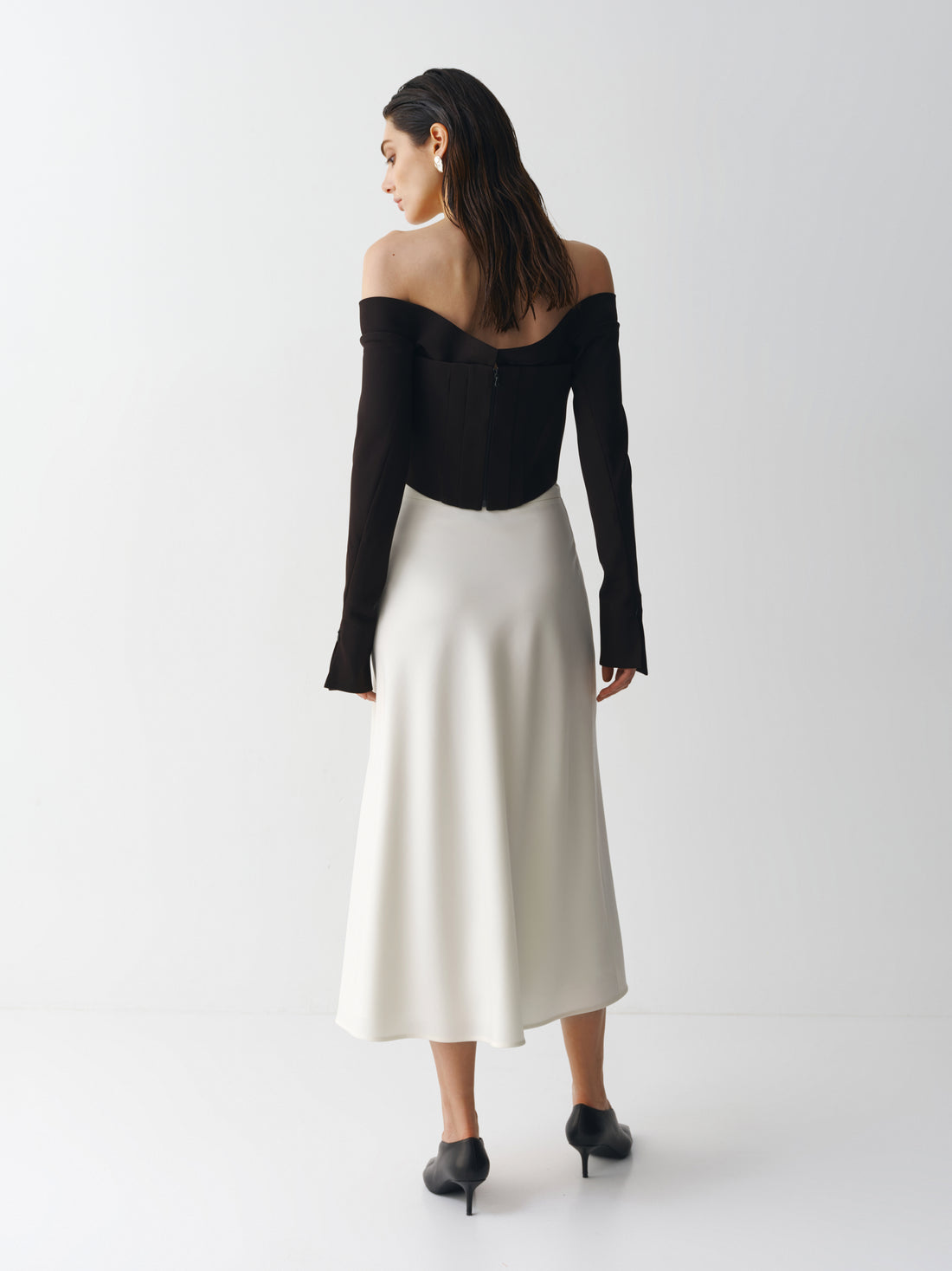 Longsleeve bustier top