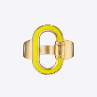 Carabine Ring in yellow and gold
