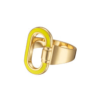 Carabine Ring in yellow and gold