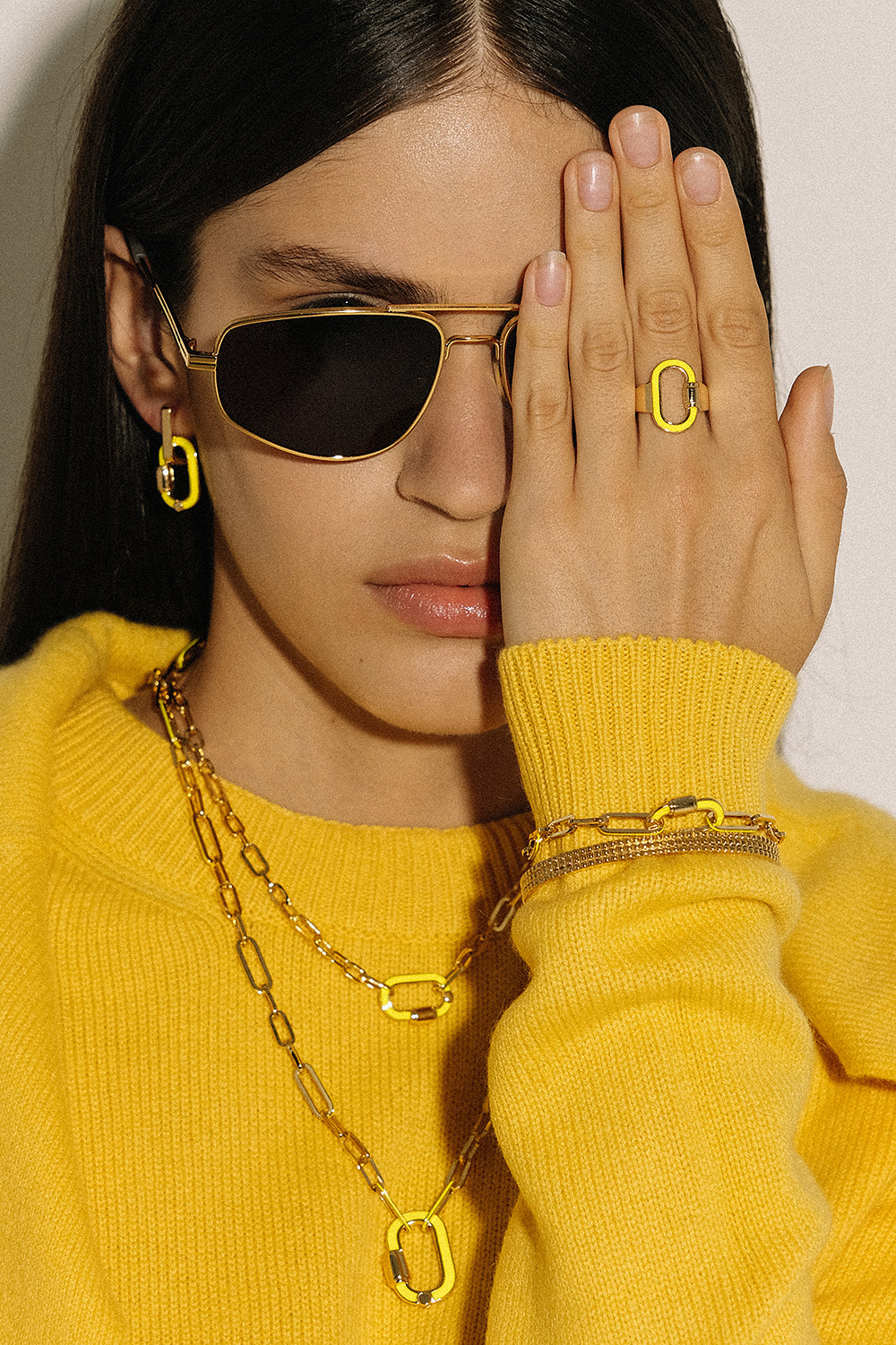 Carabine Ring in yellow and gold