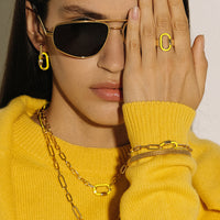 Carabine Ring in yellow and gold