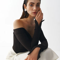 Longsleeve bustier top