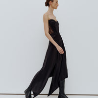 Asymmetric skirt