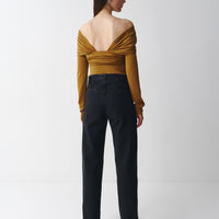 Draped Bodysuit