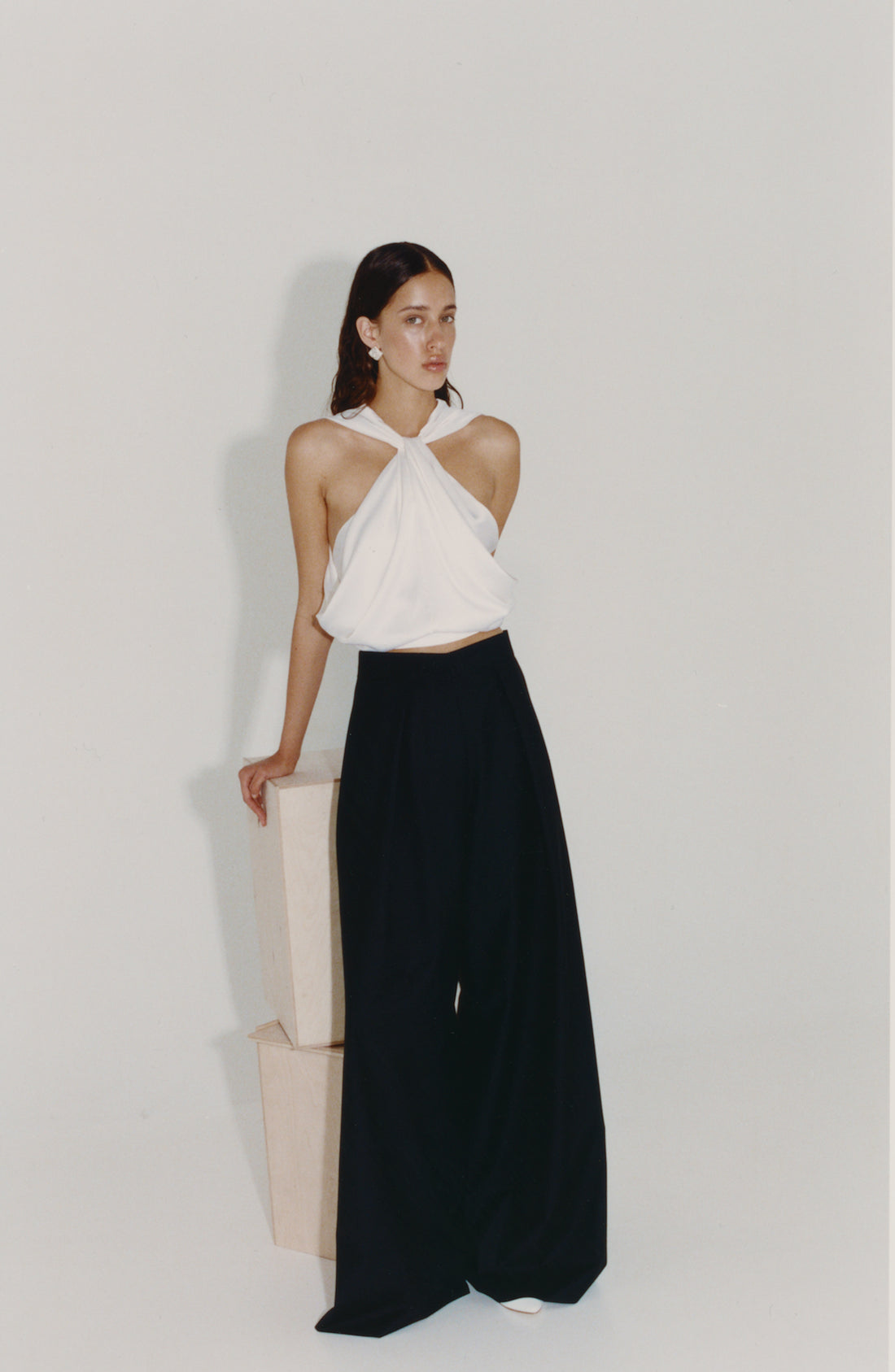 Silk Cross Top