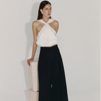 Silk Cross Top