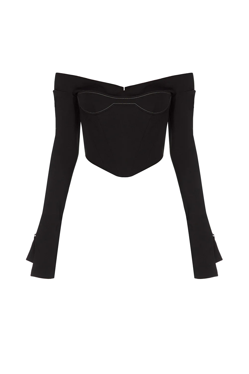 Longsleeve bustier top