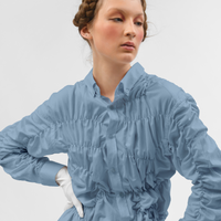Upcycling Shirt in blue