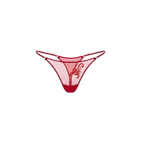 Scorpio red thong