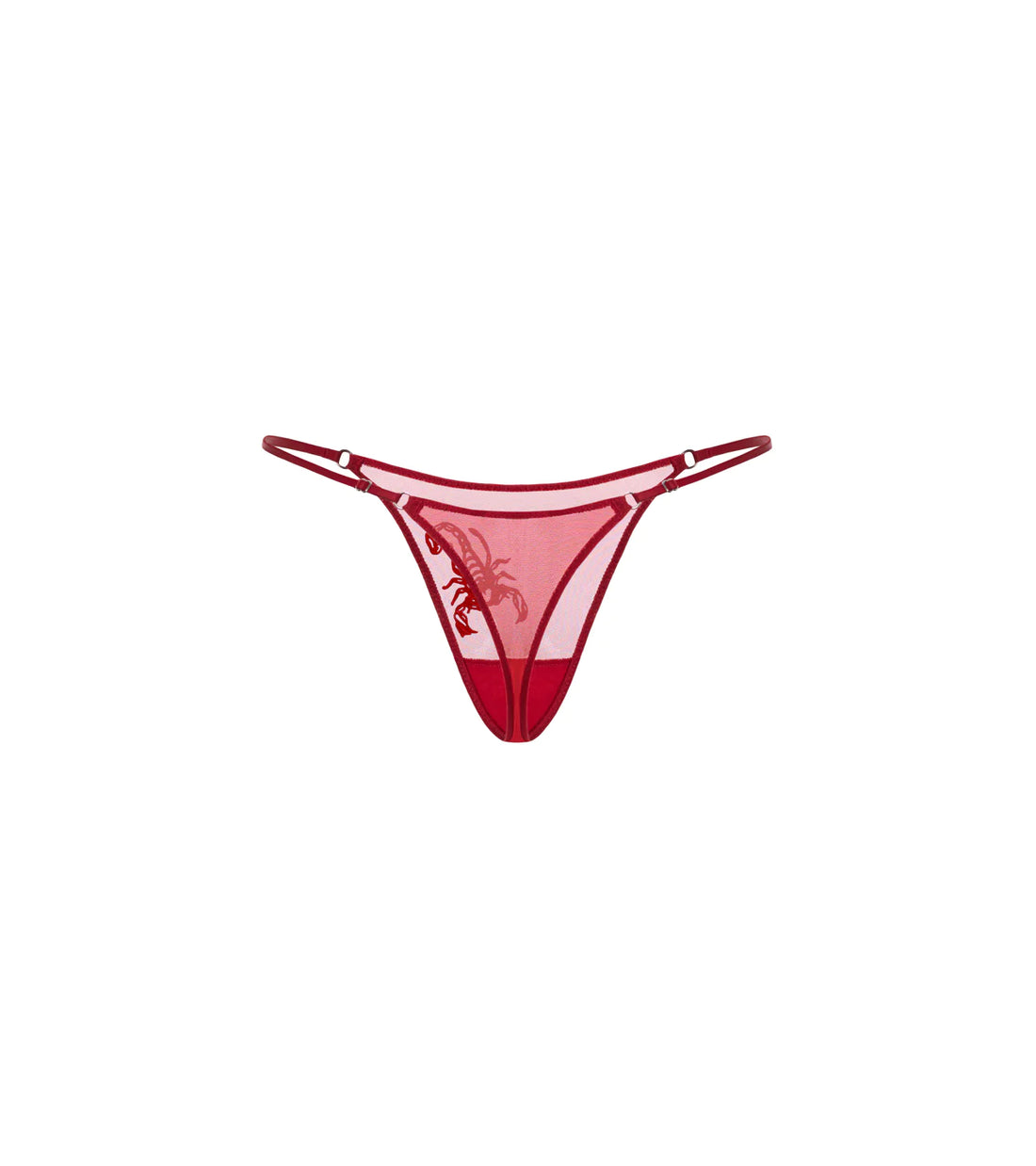 Scorpio red thong