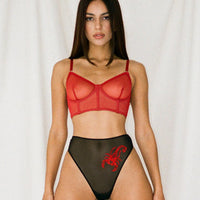 Scorpio brief red