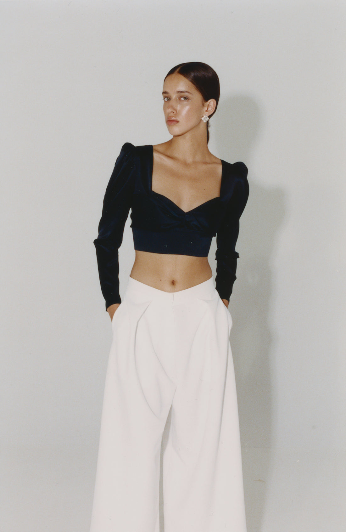 Cropped Bustier Top
