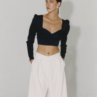 Cropped Bustier Top