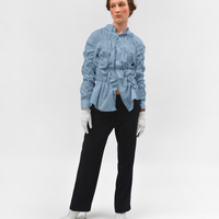 Upcycling Shirt in blue