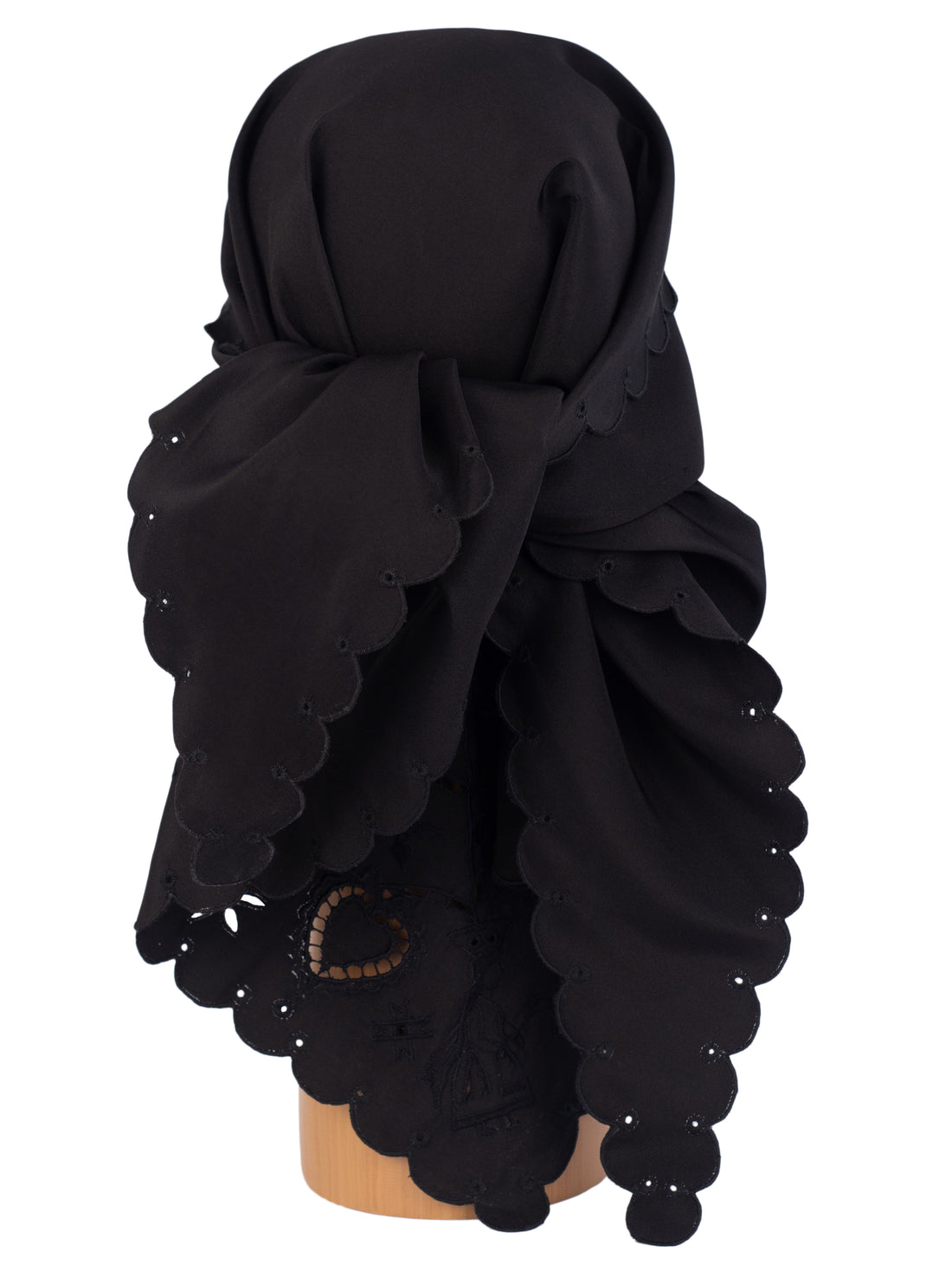Embroidered Cap in Black