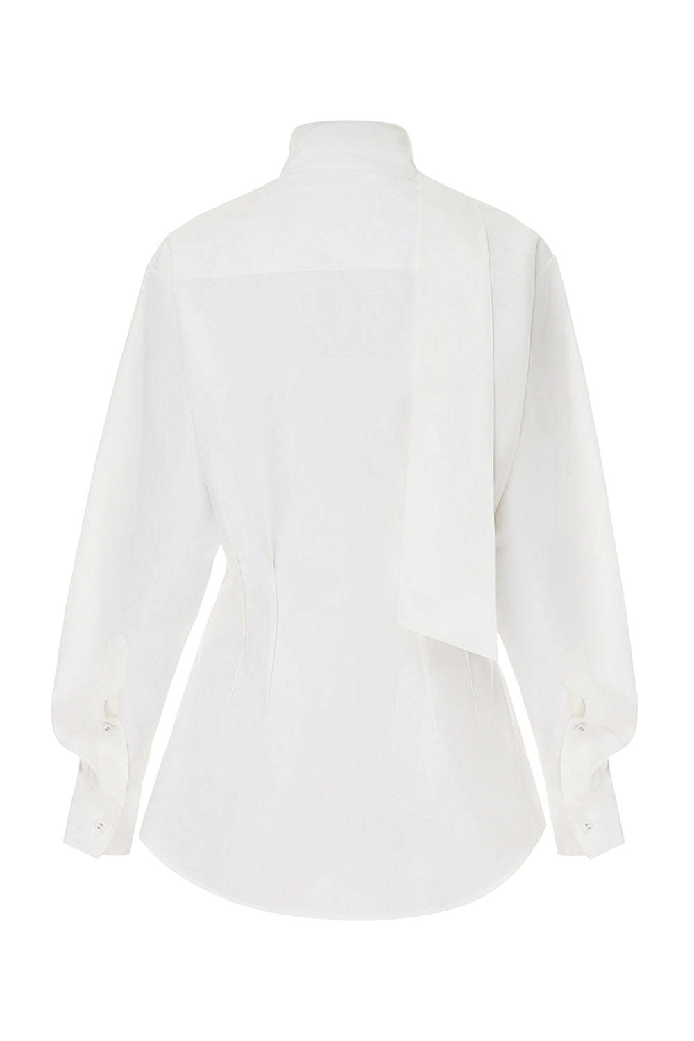 Structured shirt with a tie