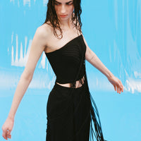 Trousers with splits
