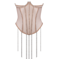 Corset Sparkling in nude