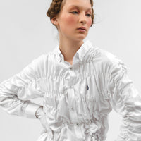 Upcycling Shirt in white