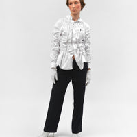 Upcycling Shirt in white