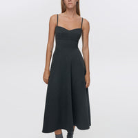 Midi Dress with Straps