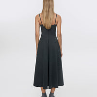 Midi Dress with Straps