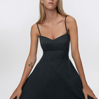 Midi Dress with Straps