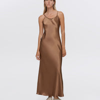 Brown Slip Dress