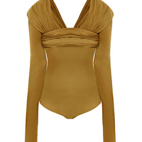 Draped Bodysuit