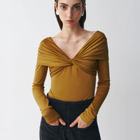 Draped Bodysuit