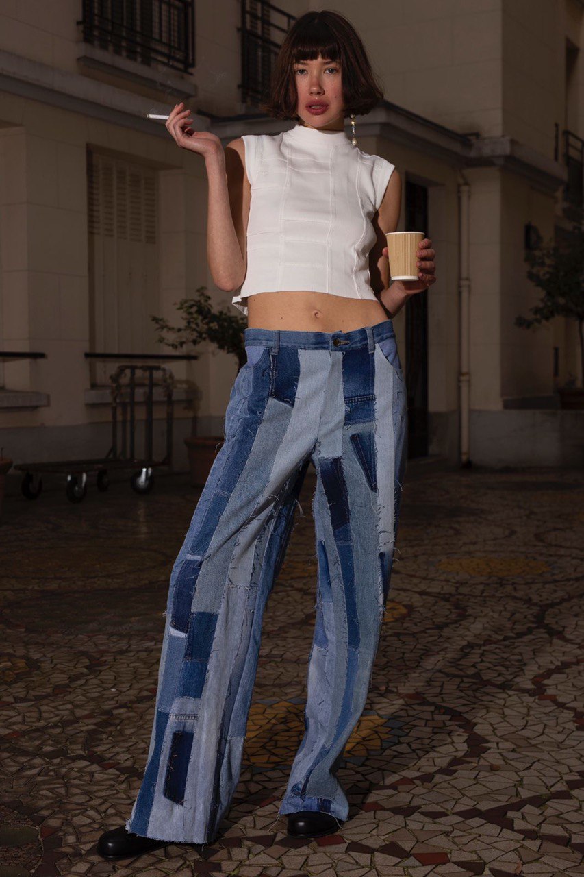 Upcycled jeans