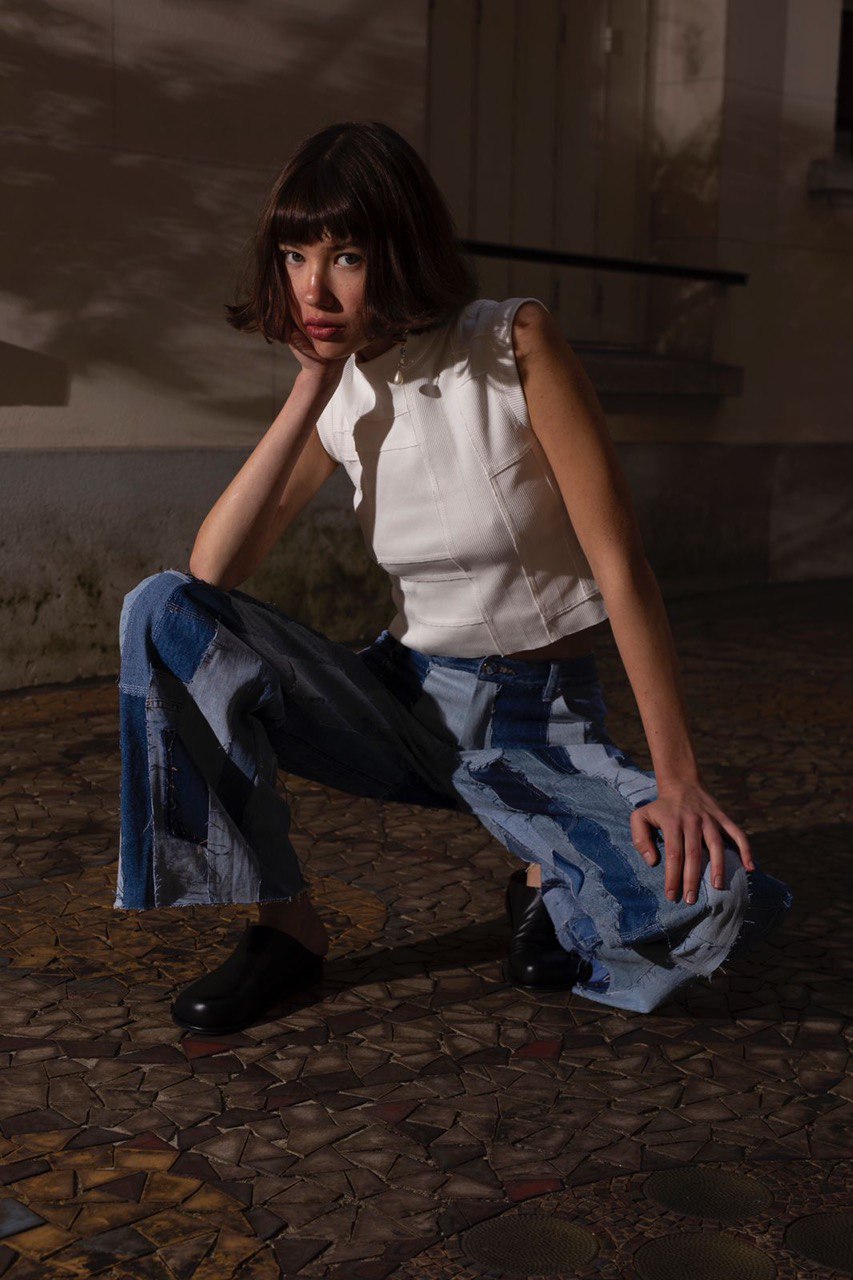 Upcycled jeans