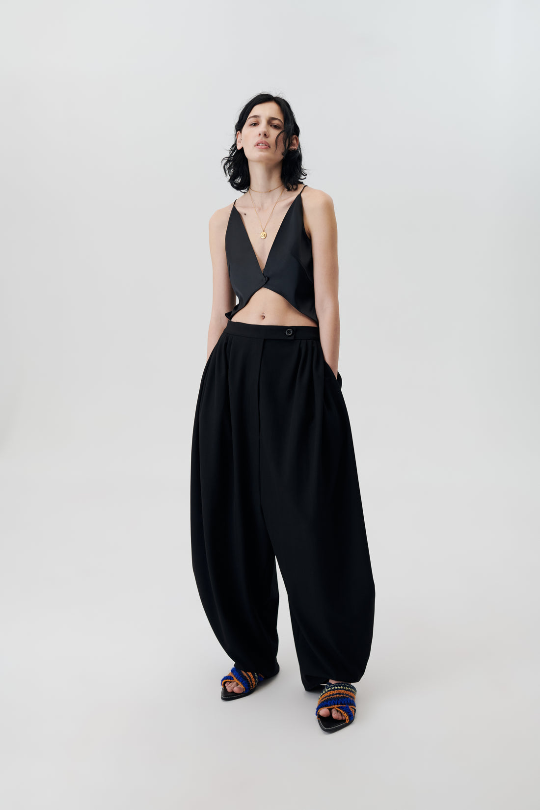 Silk hybrid top