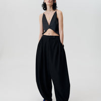 Silk hybrid top