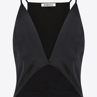 Silk hybrid top