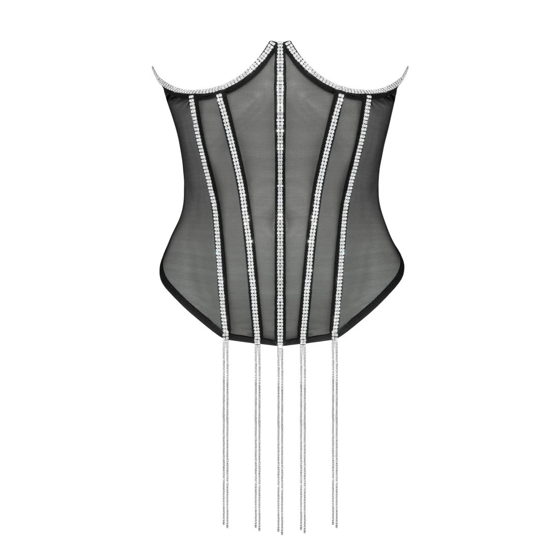 Corset Sparkling in black