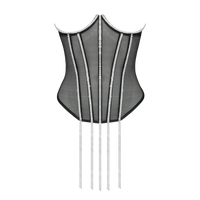 Corset Sparkling in black
