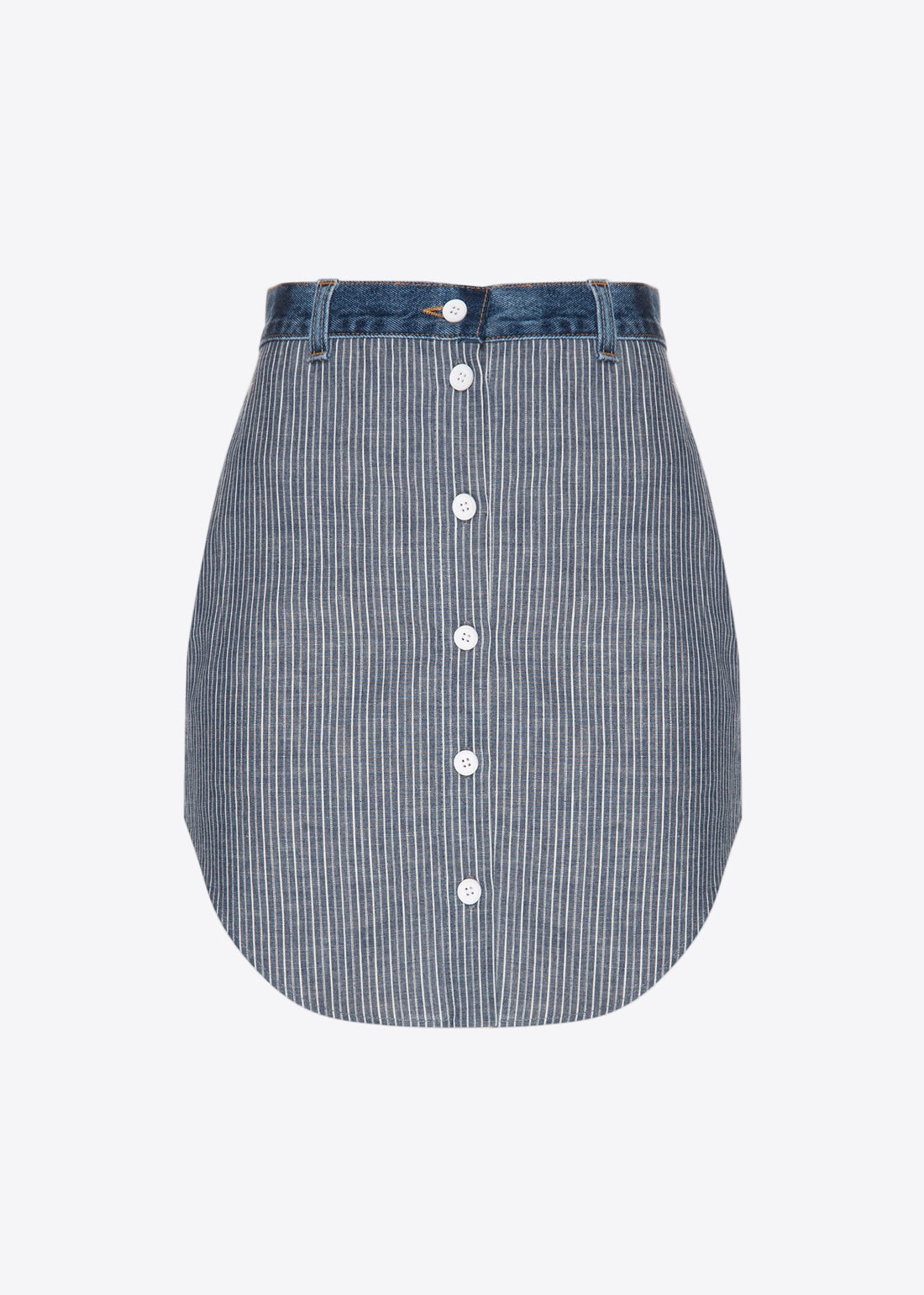 Mini skirt with Denim belt