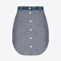 Mini skirt with Denim belt